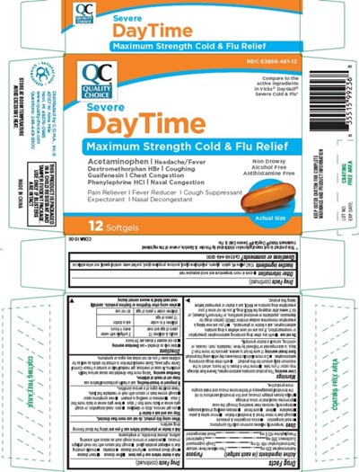 Carton Label (Qc Daytime Severe Cold And Flu 12ct)